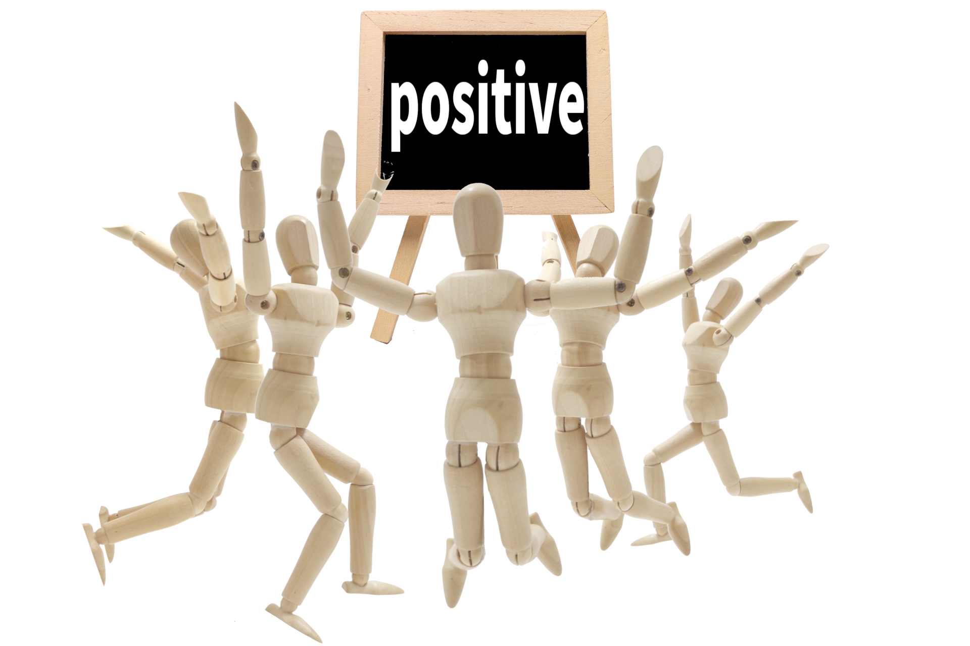 ポジティブな言葉の効果-笑顔で会話する人々