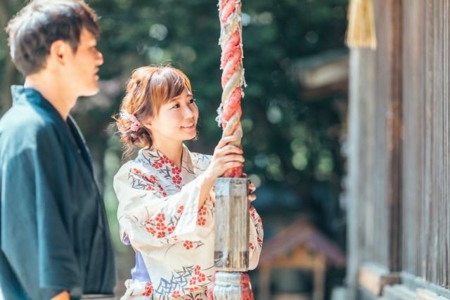 2026年恵方参りにいく人の風景